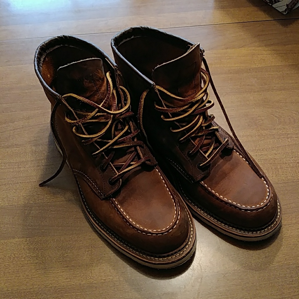 Redwings moc toe made in USA boot red wings